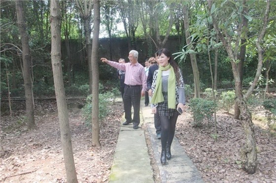 安丰杰会长至西施生态总部基地视察 安丰杰会长至西施生态总部基地视察
