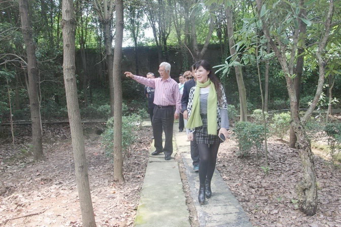 安丰杰会长至西施生态总部基地视察 安丰杰会长至西施生态总部基地视察